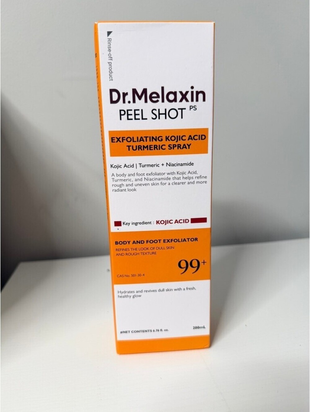 Dr. Melaxin Peel Shot Exfoliating Kojic Acid Turmeric Spray